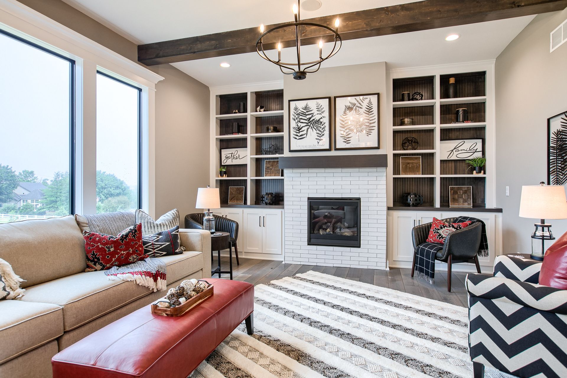 Living space in Gabriel Homes Bella plan